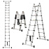 Herzberg HG-5560: Zatahovací hliníkový teleskopický žebřík - 5,60 m
