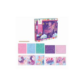 Škrabací obrázek Dráčci 10ks 20x24cm v krabičce 26,5x22x4cm Škrabací obrázek Dráčci 10ks 20x24cm v krabičce 26,5x22x4cm