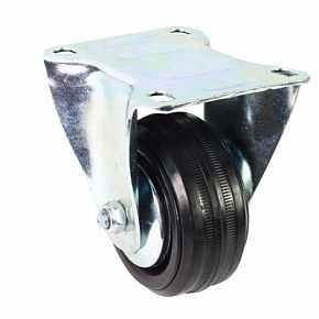Jízdní sada s černým kolem 80mm/80kg, pevná deska Jízdní sada s černým kolem 80mm/80kg, pevná deska