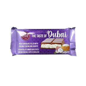 Dubajská čokoláda s kokosovým krémem 90g