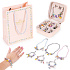 Bracelet and Necklace Making Set Charms Beads 66 Pieces + Organizer and Bag