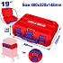 Kufr / box nářadí 19"  Š-48/V-14,8/H-32cm stohovatelný