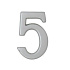 Číslice SP 5cm chrom-satén 5