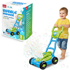 Sekačka na bubliny + tekutina na mýdlové bubliny zelená sada