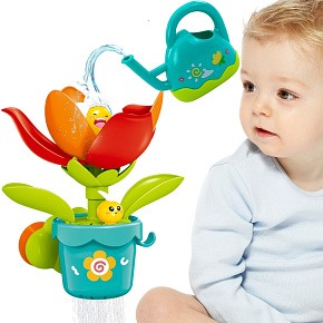 WOOPIE BABY Hračka do Koupelny Kvetoucí Květina s Konvičkou