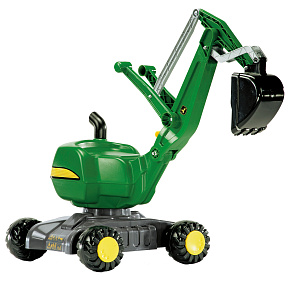 Rolly Toys RollyDigger John Deere Samohybný bagr Odrážedlo - Zelený