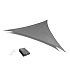 Waterproof sun shade sail 4x4x4m ModernHome - gray