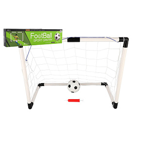 Fotbalová branka 70x56x37cm s míčkem a pumpičkou v krabici 51x13x7,5cm Fotbalová branka 70x56x37cm s míčkem a pumpičkou v krabici 51x13x7,5cm