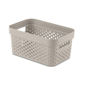 Úložný box INFINITY 4,5l recyklovaný plast béžový