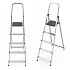 Aluminium Single-Sided Ladder 5 Steps Foldable with Platform 150 kg ModernHome