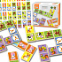 VIGA Vzdělávací Dřevěné Domino Kostky hra Farma 28 prvků Montessori