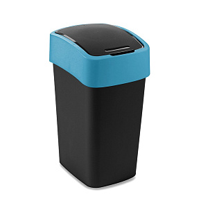 Odpadkový koš FLIP BIN 25l černý/modrý Odpadkový koš FLIP BIN 25l černý/modrý