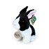 Plyšový králík bílo-černý sedící 16 cm ECO-FRIENDLY