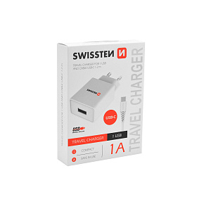 Nabíječka mobilních telefonů do sítě - USB-C 1A Nabíječka mobilních telefonů do sítě - USB-C 1A