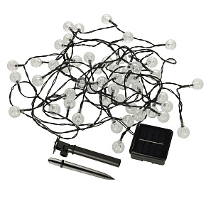 Solární zahradní lampy koule 7m 50LED teplá bílá Solární zahradní lampy koule 7m 50LED teplá bílá