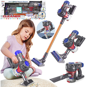 WOOPIE Interaktivní Vertikální Vysavač 3v1 pro Děti s Funkcí Sání