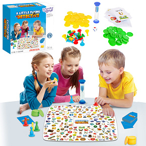 WOOPIE Stolní hra 2v1 Malý detektiv + Člověče, nezlob se