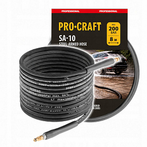 Armovaná hadice (oboustranný závit) Procraft SA-10, 8m Armovaná hadice (oboustranný závit) Procraft SA-10, 8m