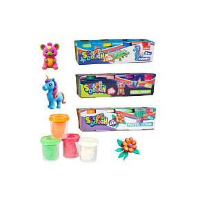 Modelína/Plastelína 4x140g v kelímku 3 druhy v krabičce 31x8x7,5cm 12m+ Modelína/Plastelína 4x140g v kelímku 3 druhy v krabičce 31x8x7,5cm 12m+