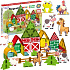 WOOPIE Magnetické Stavební Kostky 7,5 cm Farma 30 ks.