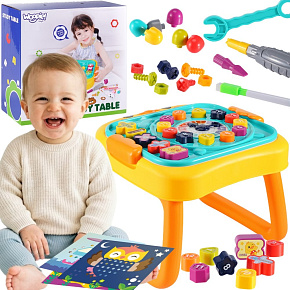 WOOPIE Interaktivní Vzdělávací Stolek Dílna a Tabule 3v1 WOOPIE Interaktivní Vzdělávací Stolek Dílna a Tabule 3v1
