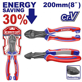 Kleště štípací boční heavy-duty 200 mm (úspora síly 30%) Kleště štípací boční heavy-duty 200 mm (úspora síly 30%)