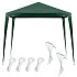 Zahradní pavilon stan párty prodejní altán zelený 2,5 x 2,5m