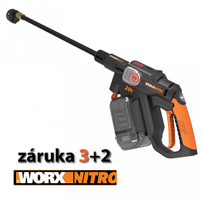 WG633E.9 - Aku tlaková myčka 20V NITRO 56bar - bez akumulátoru - Powershare WG633E.9 - Aku tlaková myčka 20V NITRO 56bar - bez akumulátoru - Powershare