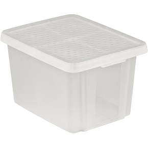 Úložný box ESSENTIALS 26l s víkem průhledný Úložný box ESSENTIALS 26l s víkem průhledný