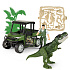 Sada dino park s autem a dinosaurem se zvukem