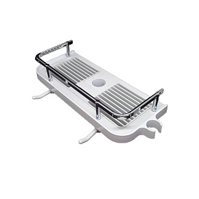 Snadno připevnitelná polička do sprchy – bílá Snadno připevnitelná polička do sprchy – bílá