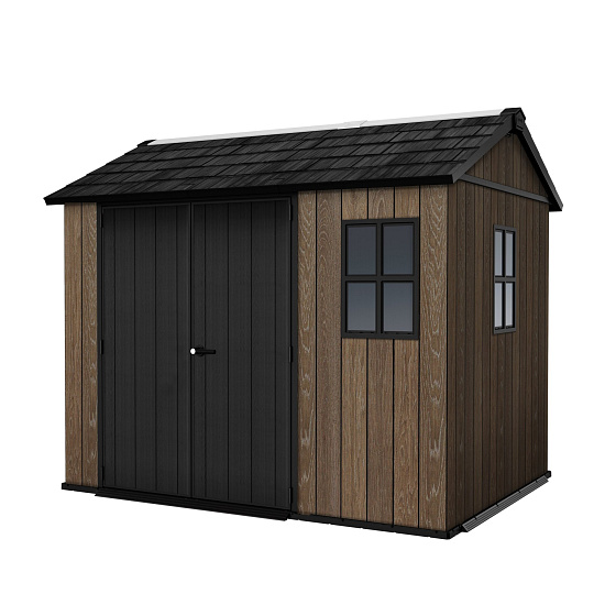Apex zahradní domek 9 x 7,5 Walnut