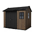 Apex zahradní domek 9 x 7,5 Walnut