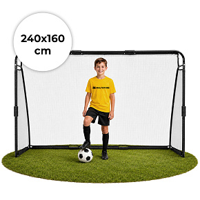 Fotbalová branka se sítí na fotbal 240x160x80 cm MOVEPRO Fotbalová branka se sítí na fotbal 240x160x80 cm MOVEPRO