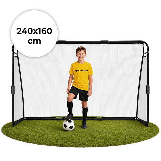 Fotbalová branka se sítí na fotbal 240x160x80 cm MOVEPRO