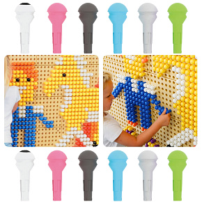 MASTERKIDZ Kroužky Na Tabuli 512 Ks 6 Barev MASTERKIDZ Kroužky Na Tabuli 512 Ks 6 Barev