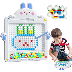 WOOPIE Magnetická Tabule Montessori MagPad Králík 2ks.