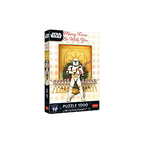 Puzzle Premium Plus: Star Wars - Veselá klonová jednotka 1000 dílků 48x68,3cm v krabici 27x40x6cm