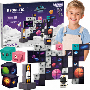 WOOPIE Magnetické Stavební Kostky Vesmír 74 ks. WOOPIE Magnetické Stavební Kostky Vesmír 74 ks.