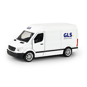 Kovové auto GLS s otevíracími dveřmi 12  cm