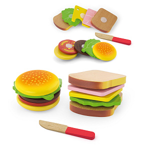 Viga Sada na Krájení Hamburgeru a Sendviče