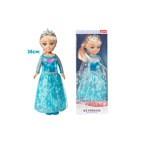 Panenka princezna ledová/zimní plast 38cm v krabici 15x40x8,5cm Panenka princezna ledová/zimní plast 38cm v krabici 15x40x8,5cm