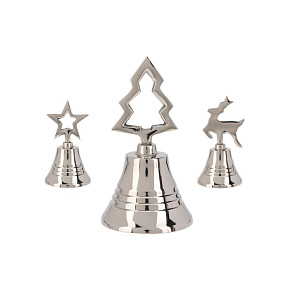 Vánoční hliníkový zvonek 10 cm