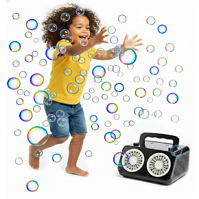 Sada výrobník mýdlových bublin dvojitý + tekutina