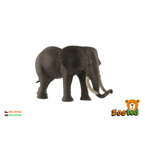 Slon africký zooted plast 17cm Slon africký zooted plast 17cm