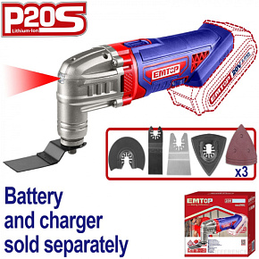 Aku multifunkční oscilační bruska 20V solo