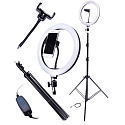 Kruhová lampa 60W RING LED selfie make-up