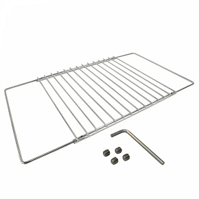 Herzberg HG-03213: Univerzální pečicí mřížka do trouby a nastavitelný stojan na podložky Herzberg HG-03213: Univerzální pečicí mřížka do trouby a nastavitelný stojan na podložky
