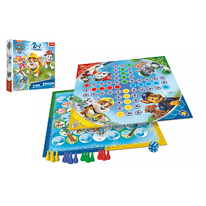 Soubor her 2v1 Člověče, nezlob se, Psí závod Tlapková patrola/Paw Patrol v krabici 24,5x24,5x5cm Soubor her 2v1 Člověče, nezlob se, Psí závod Tlapková patrola/Paw Patrol v krabici 24,5x24,5x5cm