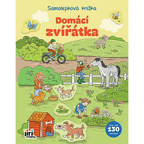 Knížka samolepková Domácí zvířátka Knížka samolepková Domácí zvířátka